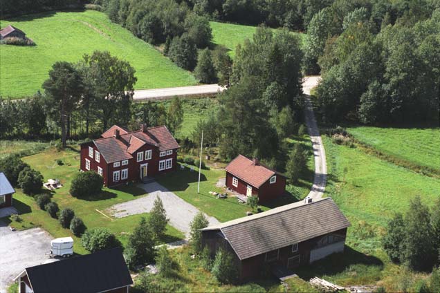 Stensland from a plane